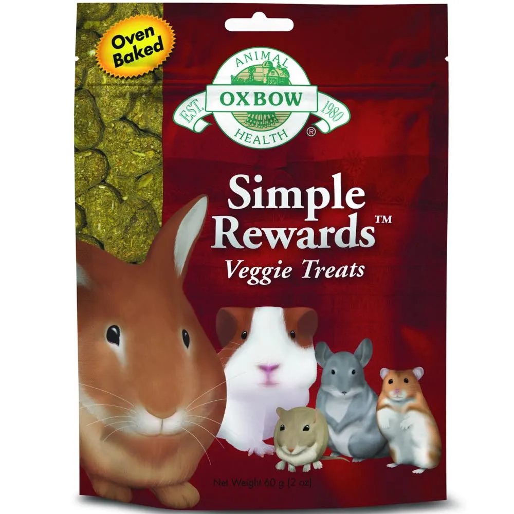 15% OFF: Oxbow Simple Rewards Veggie Treats For Small Animals 85g