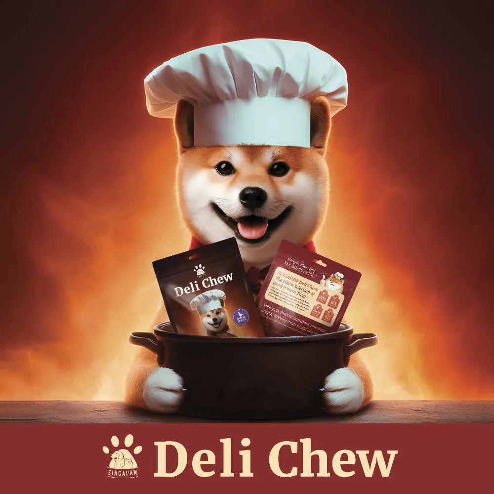 15% OFF: Singapaw Deli Chew Chicken Sushi Dog Treats 120g