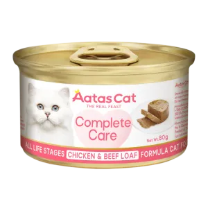 Aatas Cat Complete Care Chicken & Beef Loaf 80g