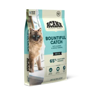 ACANA Bountiful Catch Salmon Catfish and Herring Dry Cat Food (4 Lbs)