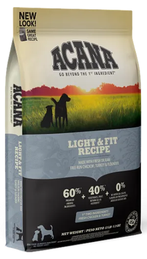 ACANA Dry Food: Light & Fit Recipe