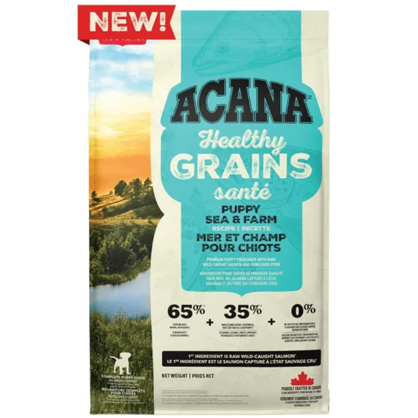 ACANA Healthy Grains Sea to Farm Puppy Recipe Dry Dog Food