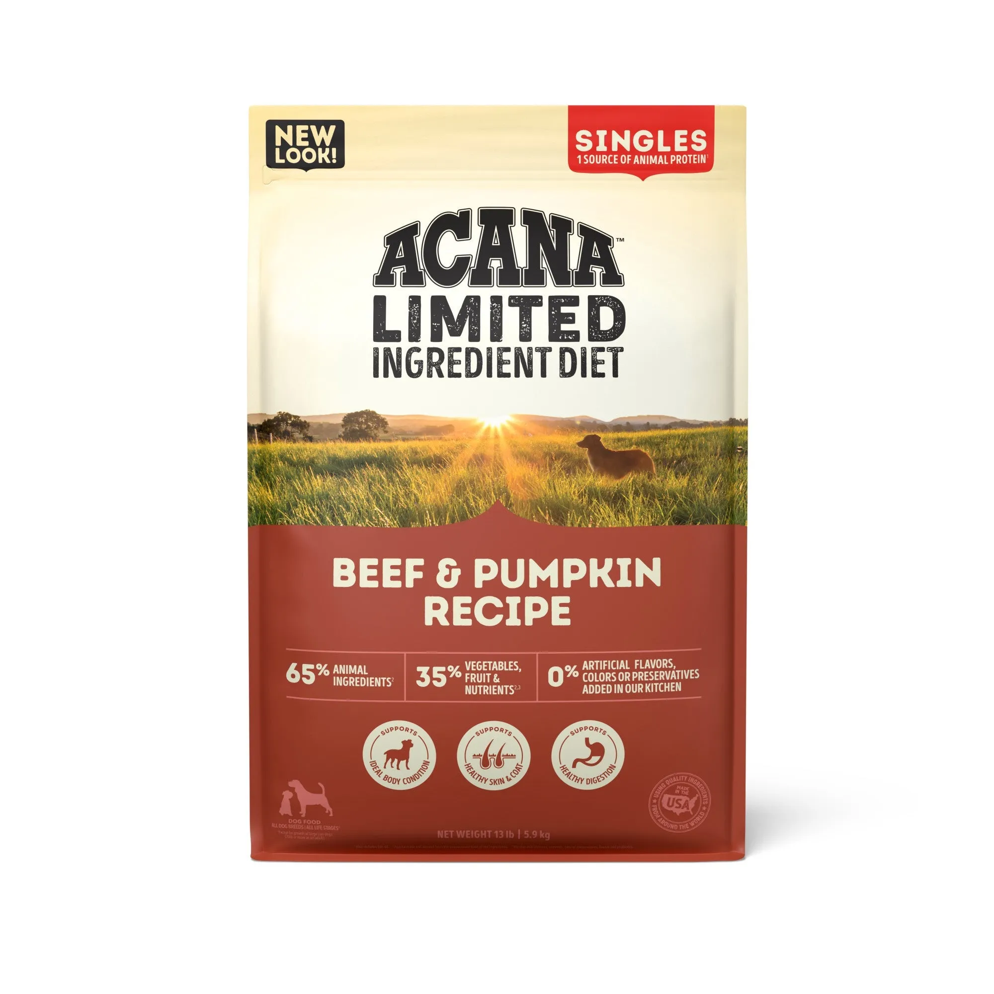 ACANA Singles Beef & Pumpkin Recipe Dry Dog Food