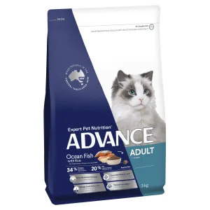 Advance Ocean Fish and Rice Adult Cat Dry Food 3kg