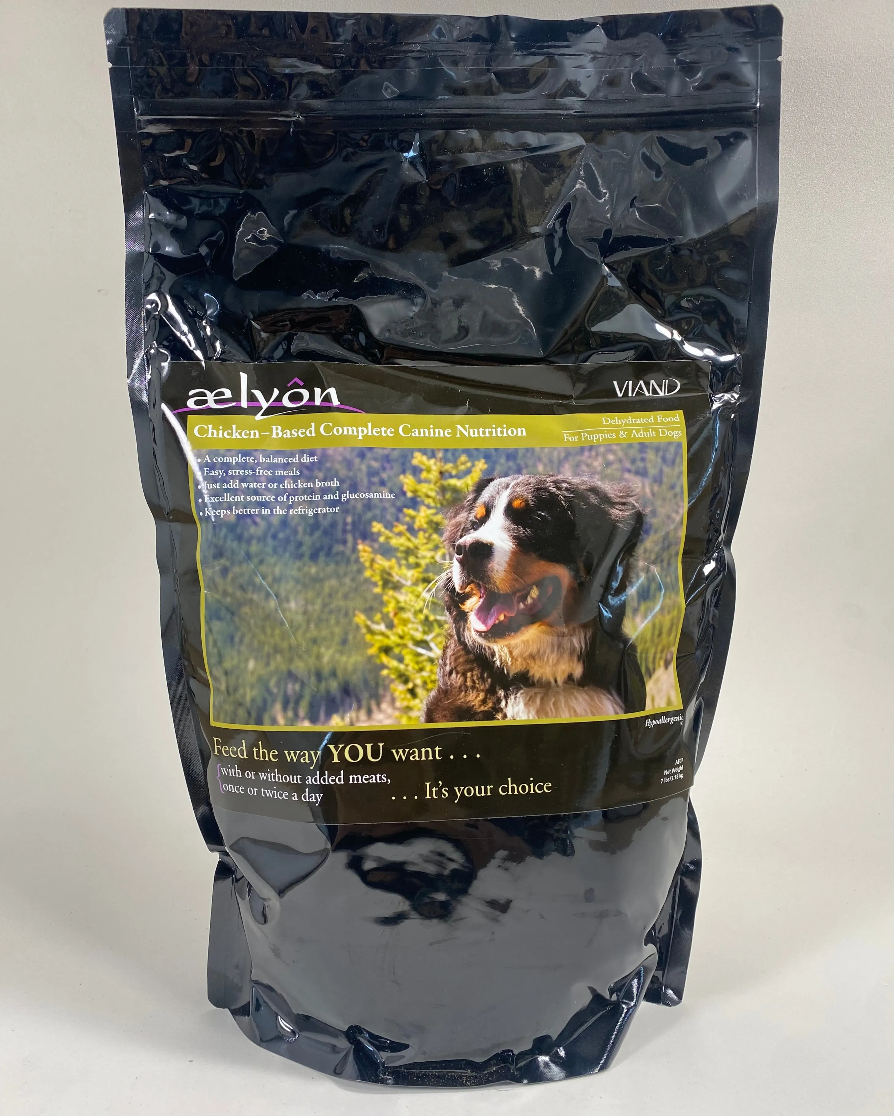 Aelyon All-Natural Dehydrated Chicken based Dog Food 7.0 lb.