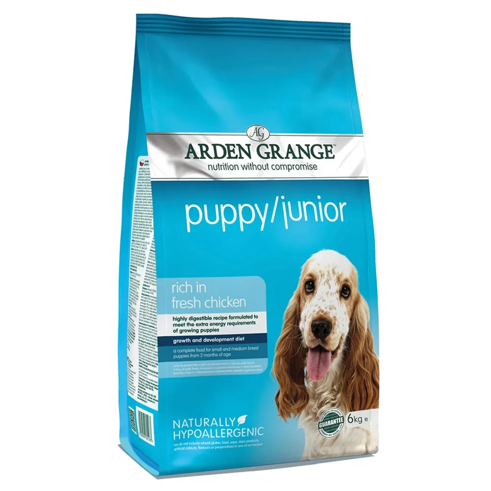 Arden Grange Puppy Junior Dog Dry Food | Fresh Chicken (Limited Shelf Life)