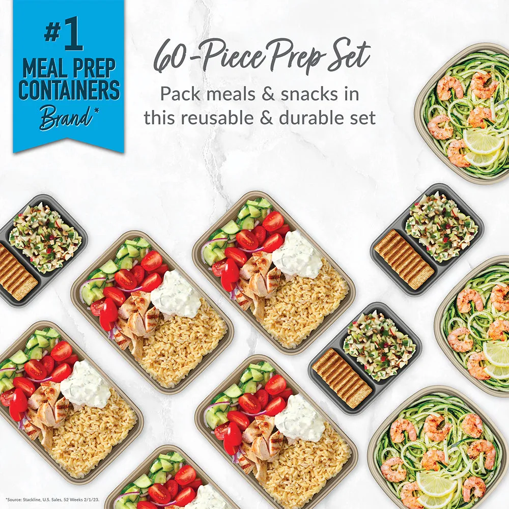 Bentgo Prep 60-Piece Variety Meal Prep Kit