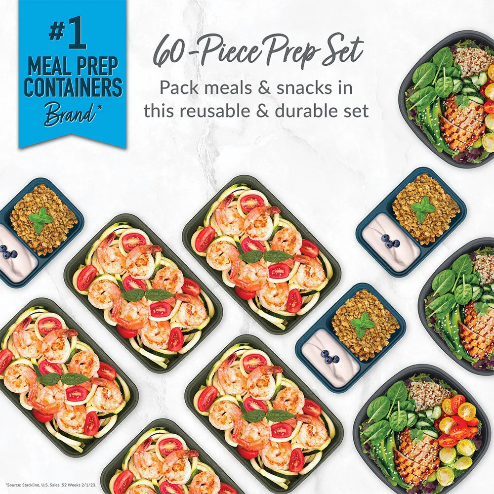 Bentgo Prep 60-Piece Variety Meal Prep Kit