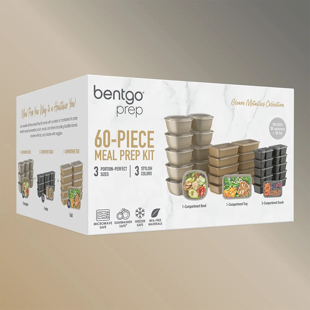 Bentgo Prep 60-Piece Variety Meal Prep Kit