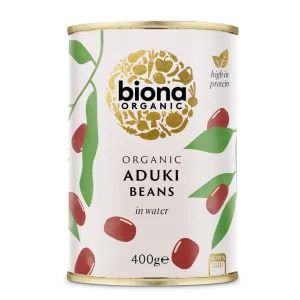 Biona Organic Aduki Beans Tinned 400g