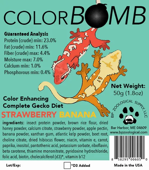 BLACK PANTHER ZOOLOGICAL SUPPLY (BPZ) Color Bomb Diet