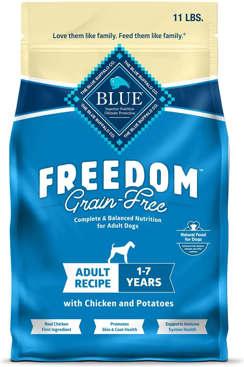 Blue Buffalo Freedom Adult Grain-Free Chicken & Potatoes Dry Dog Food