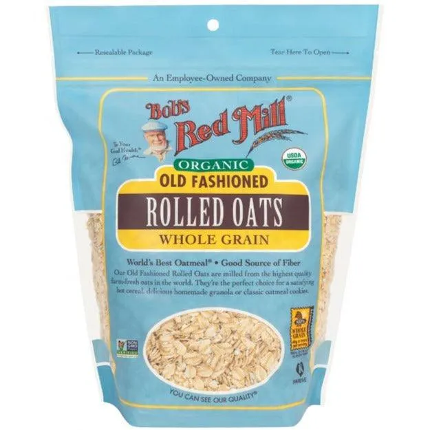 Bob's Red Mill Organic Rolled Oats 907g