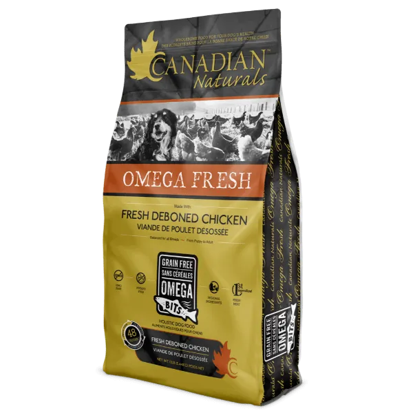 Canadian Naturals Omega Fresh Deboned Chicken Recipe Dry Dog Food