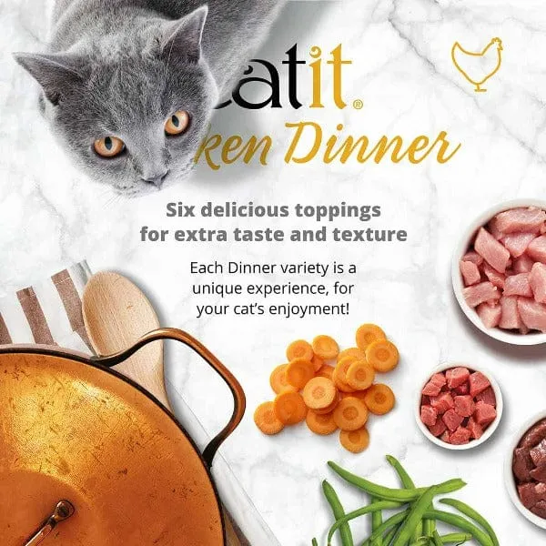 Catit Chicken Dinner with Beef & Pumpkin Wet Cat Food