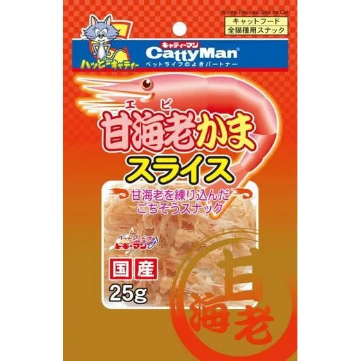 Cattyman Shrimp Slices Cat Treat 25g (Exp Mar 23)