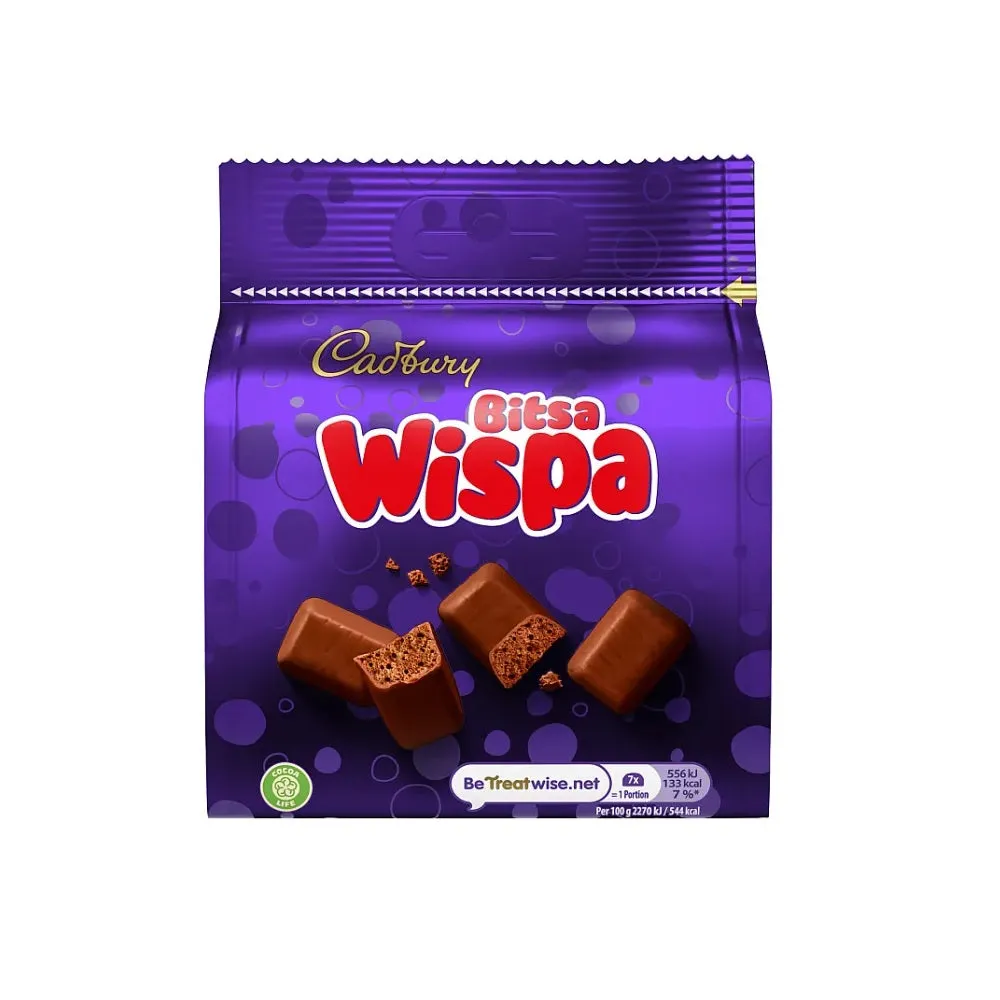 C'bury Bitsa Wispa Milk Chocolate Bag 85g