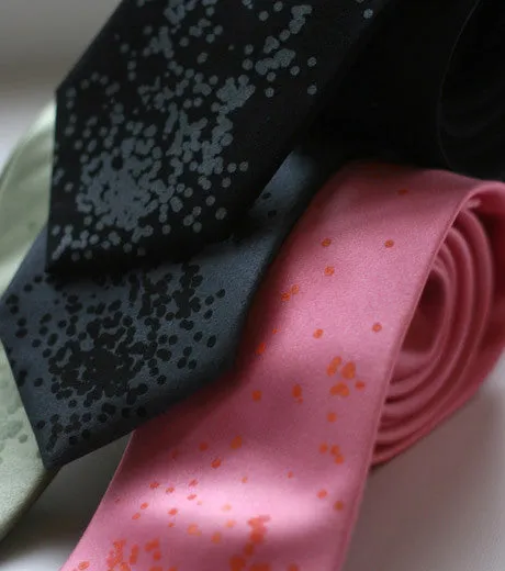 Champagne and Caviar Silk Necktie