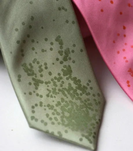 Champagne and Caviar Silk Necktie