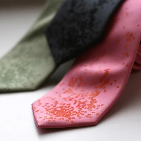 Champagne and Caviar Silk Necktie