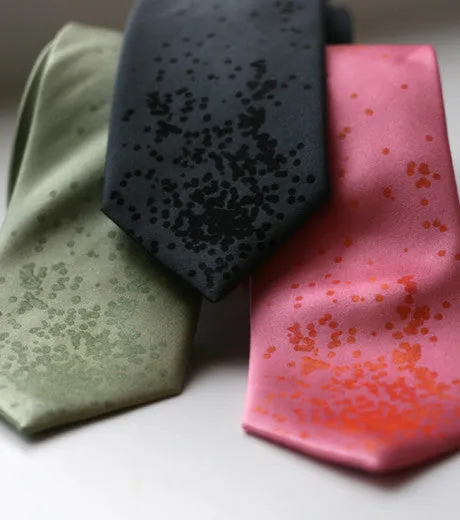 Champagne and Caviar Silk Necktie