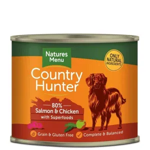 Country Hunter Dog Food Salmon & Chicken Can 6 x 600g