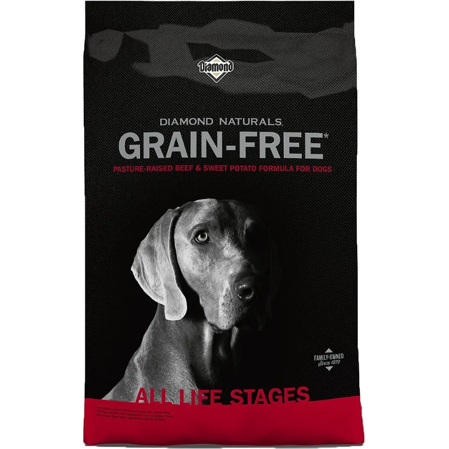 Diamond Naturals Grain-Free Beef & Sweet Potato Formula Dry Dog Food