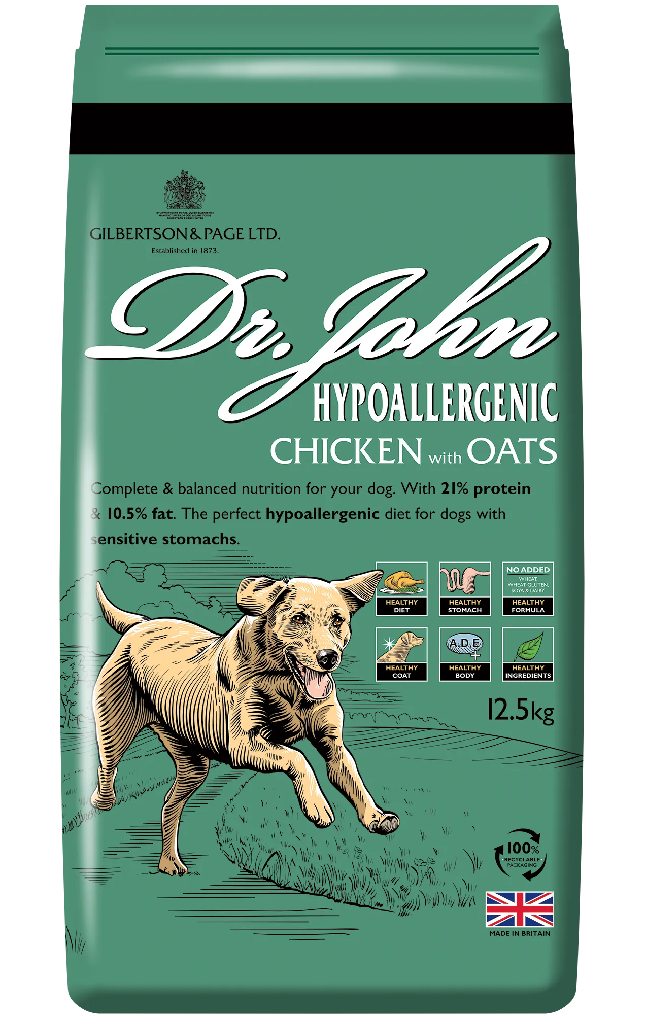 Dr John Hypoallergenic Chicken with Oats Adult Dog Food