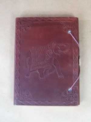 Elephant Leather Bound Rice Paper Journal