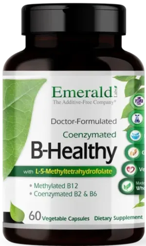 Emerald Labs B-Healthy CoEnzymated B-Complex 60ct