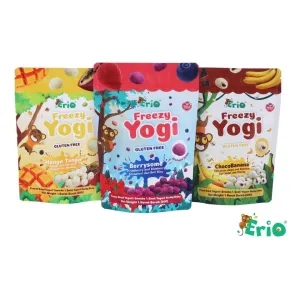 Erio Freezy Yogi Freeze Dried Yogurt Snacks (12m )