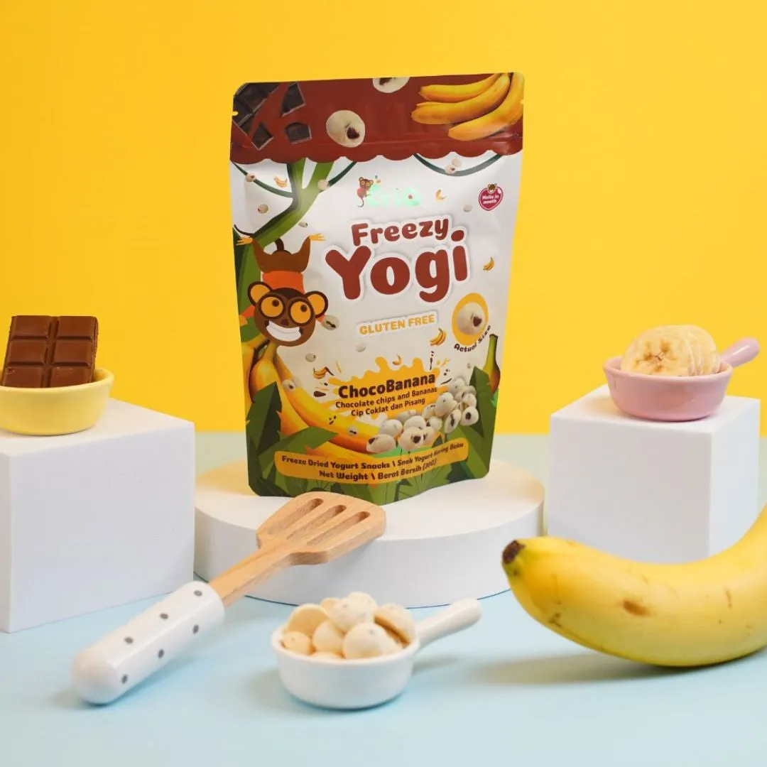 Erio Freezy Yogi Freeze Dried Yogurt Snacks (12m )