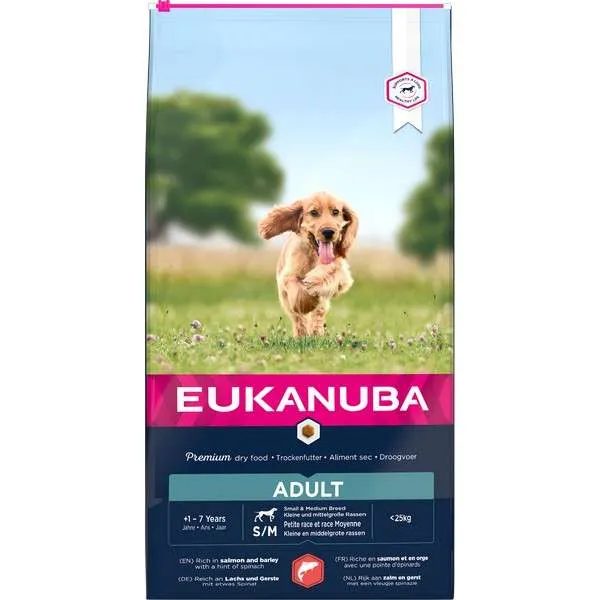 Eukanuba Adult Small & Medium Salmon & Barley