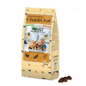 Expert Chat & Chat Adult Cat Food with Chicken & Peas 14 Kg