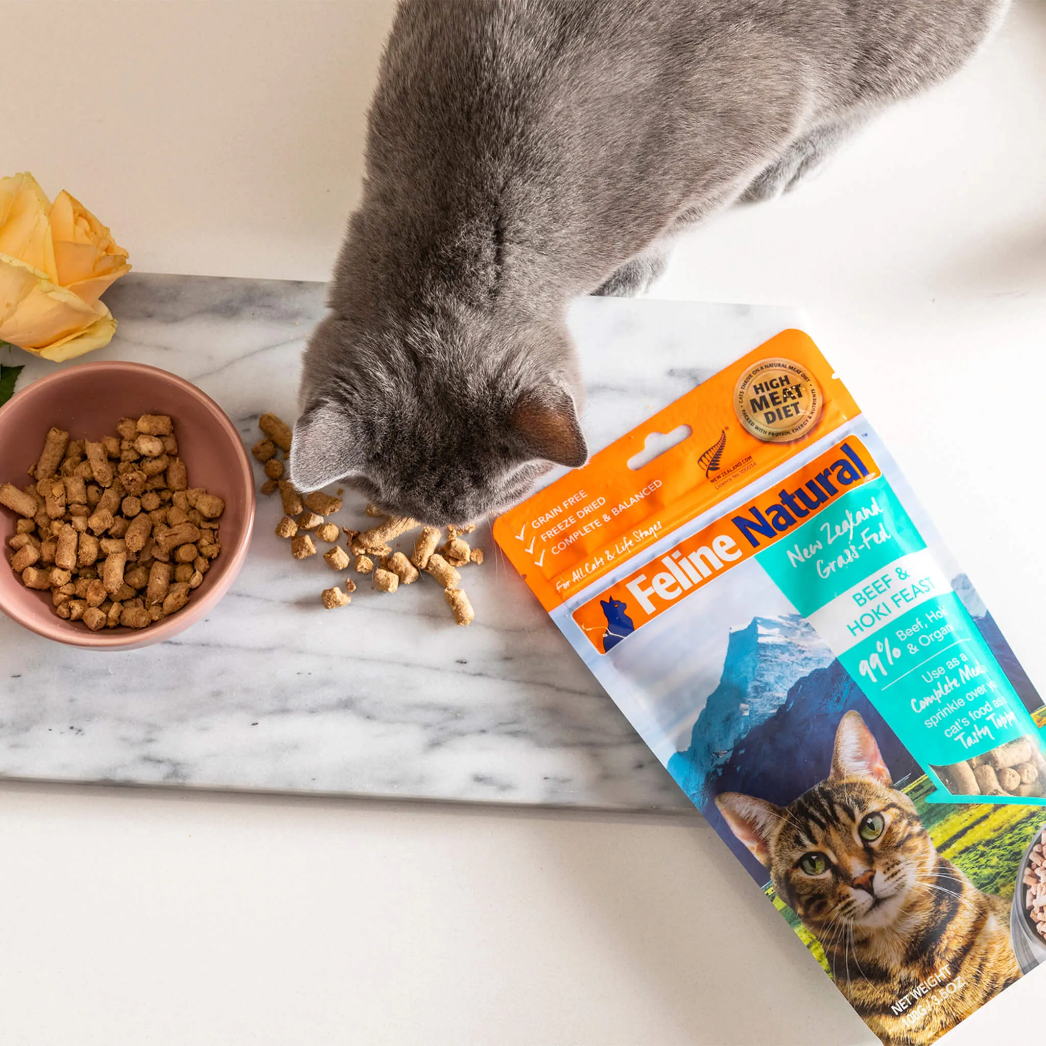 Feline Natural Grain-Free Freeze Dried Raw Cat Food