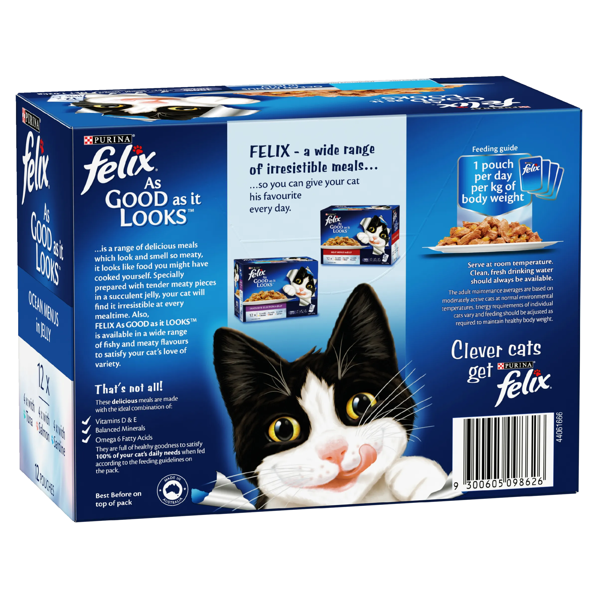 Felix As Good As It Looks Ocean Menu Adult Wet Cat Food 85g x 12