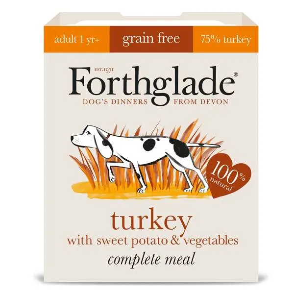 Forthglade Complete Meal Adult Turkey Sweet Potato & Veg Grain Free 18 x 395g