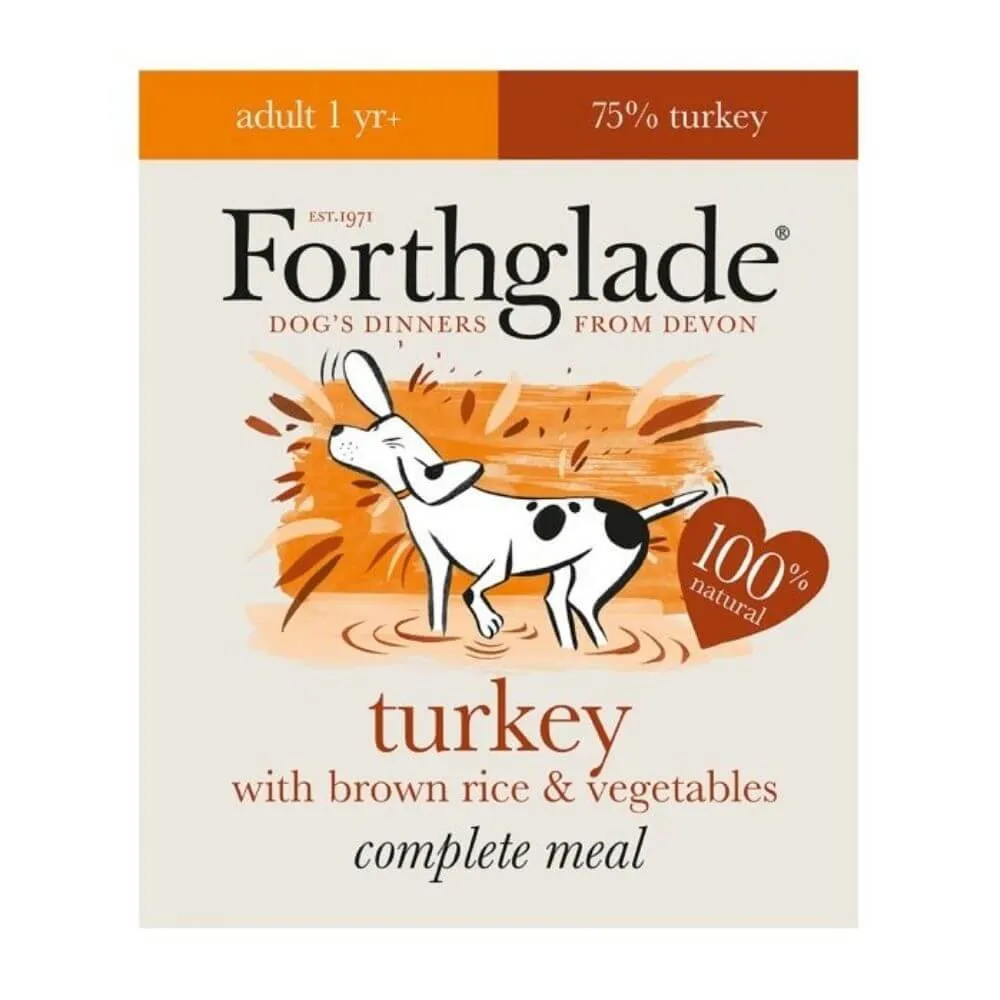 Forthglade Complete Turkey Dog Food 18 x 395g