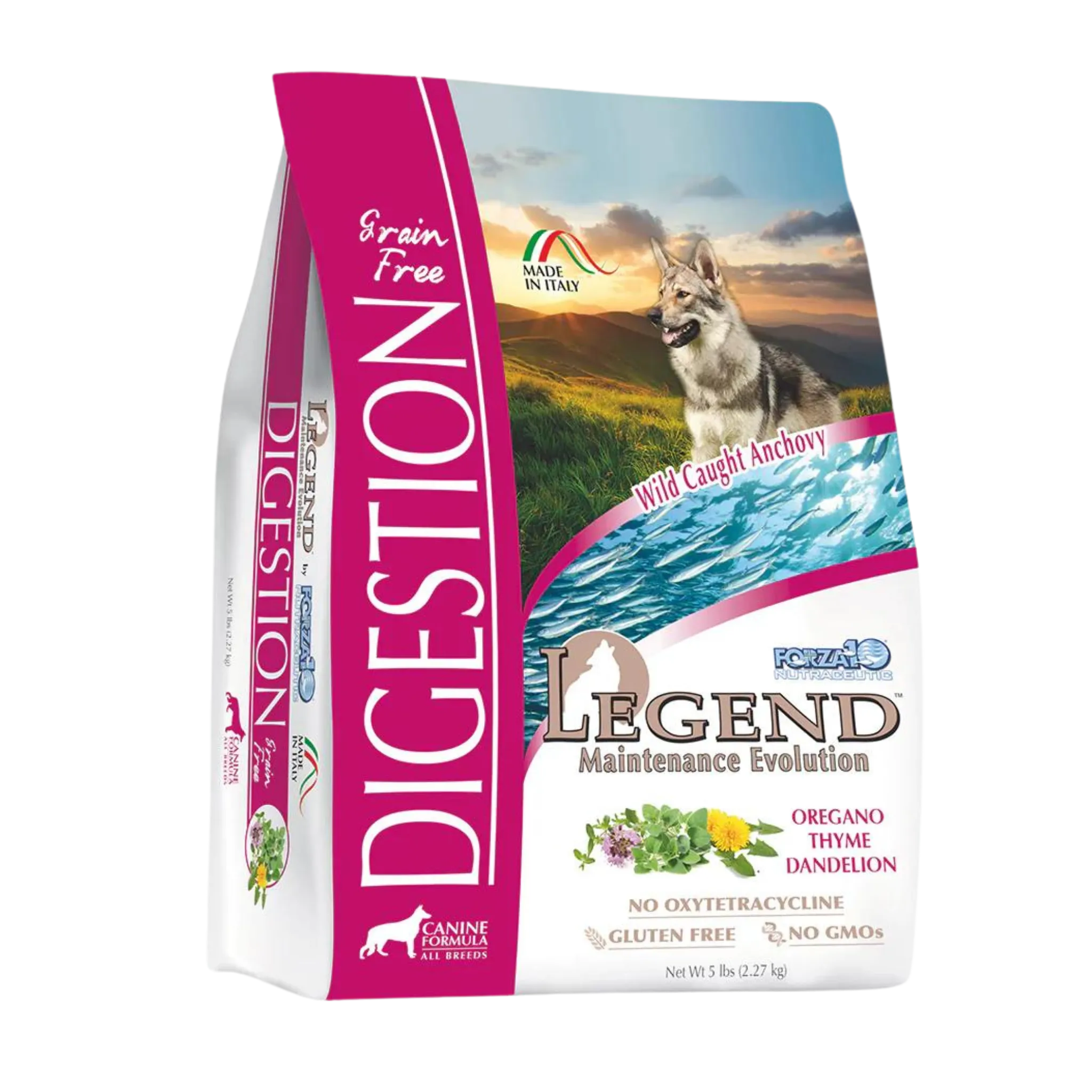 Forza10 Nutraceutic Legend Digestion Grain-Free Wild Caught Anchovy Dry Dog Food