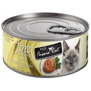 Fussie Cat Fine Dining Pate Chicken Entree in Gravy Wet Cat Food, 2.82-oz