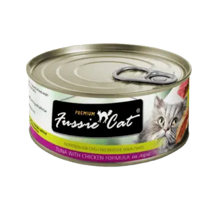 Fussie Cat Tuna with Chicken Formula in Aspic Canned Food