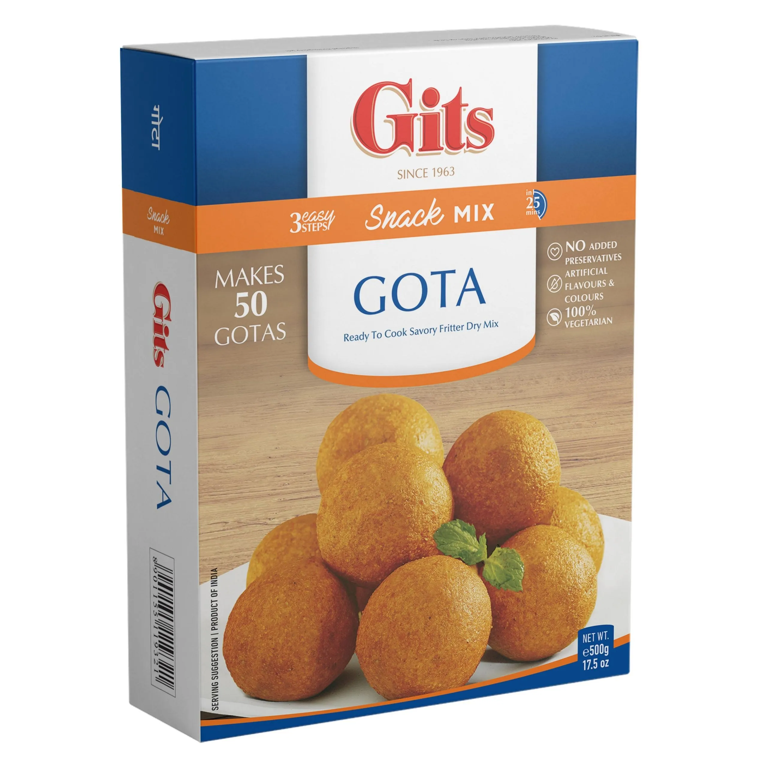 Gits Gota Instant Mix (Snack Mix) - 17.5 Oz (500 Gm)