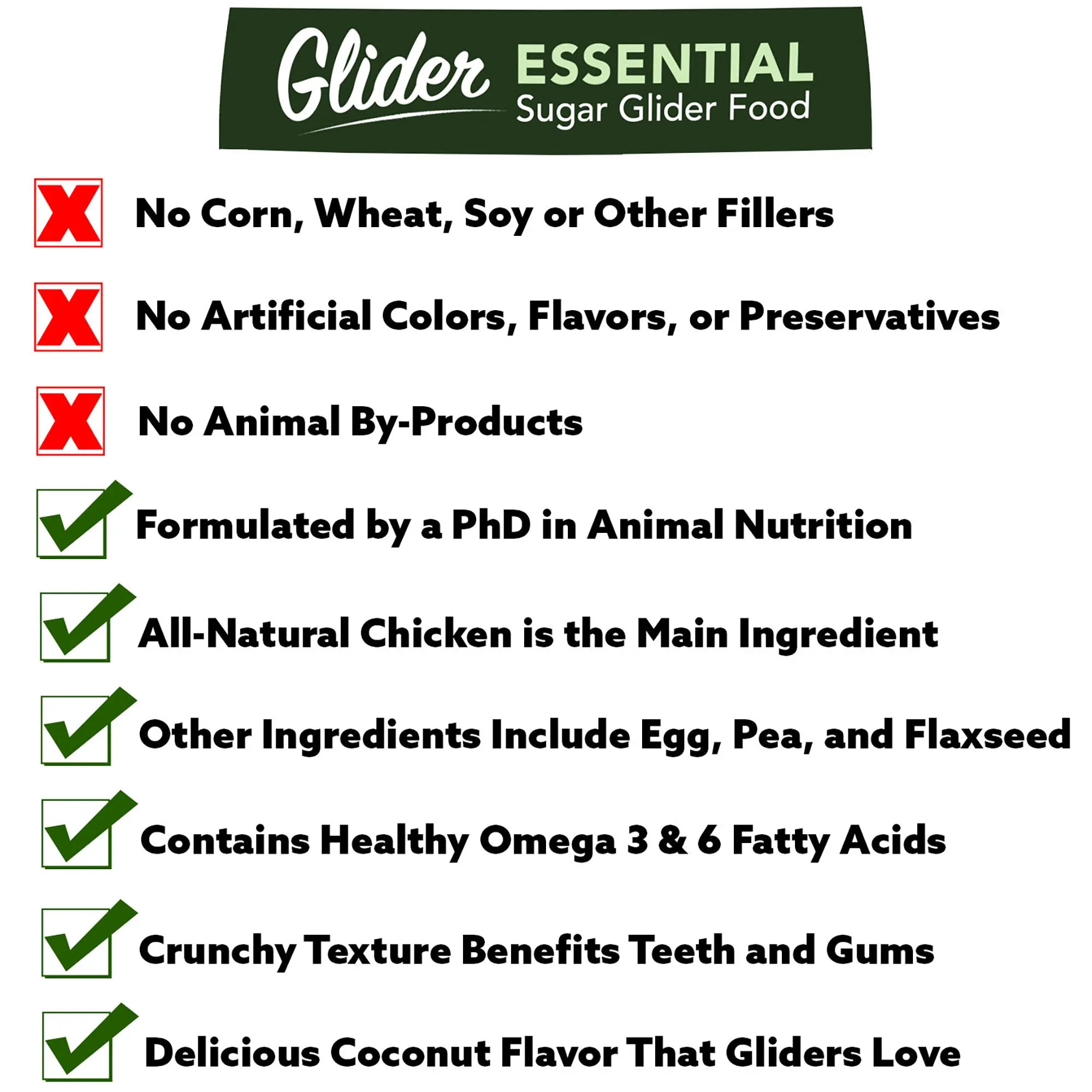 Glider Essential Food Starter Package