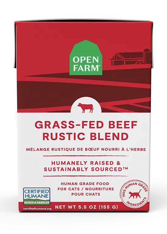 Grass-Fed Beef Rustic Blend Wet Cat Food