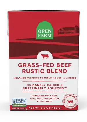 Grass-Fed Beef Rustic Blend Wet Cat Food