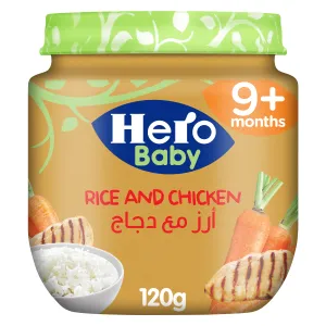 Hero Baby Rice And Chicken Jar 120g