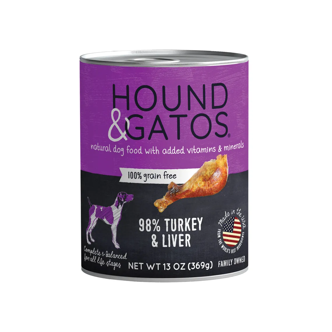 Hound & Gatos Canned Dog Food