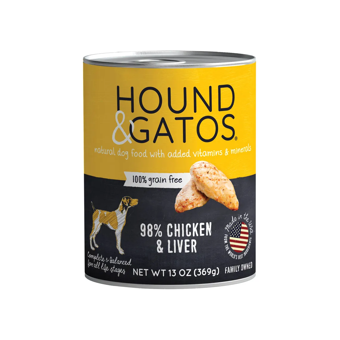 Hound & Gatos Canned Dog Food