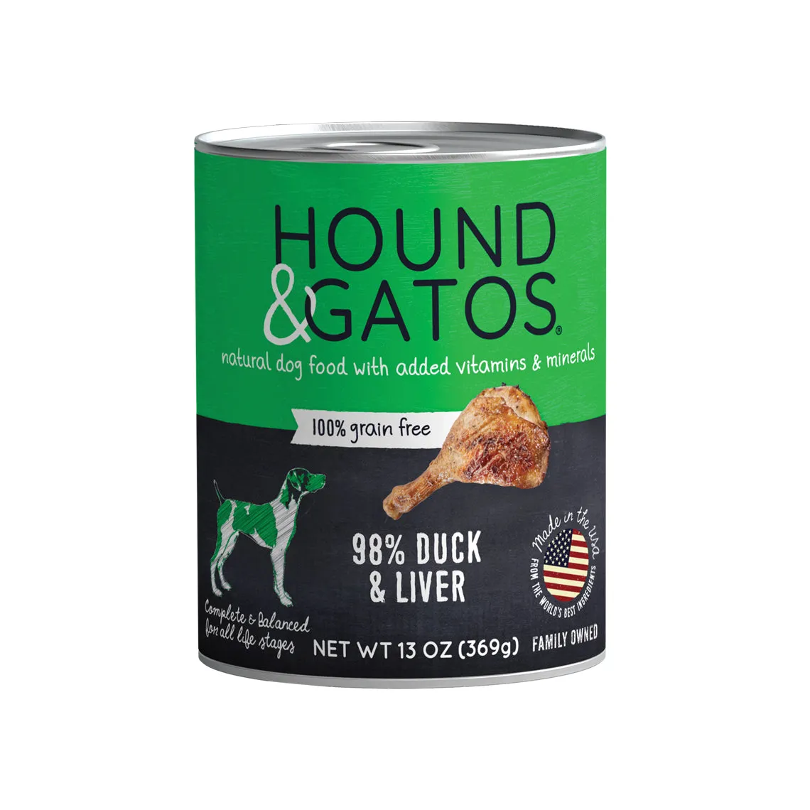 Hound & Gatos Canned Dog Food