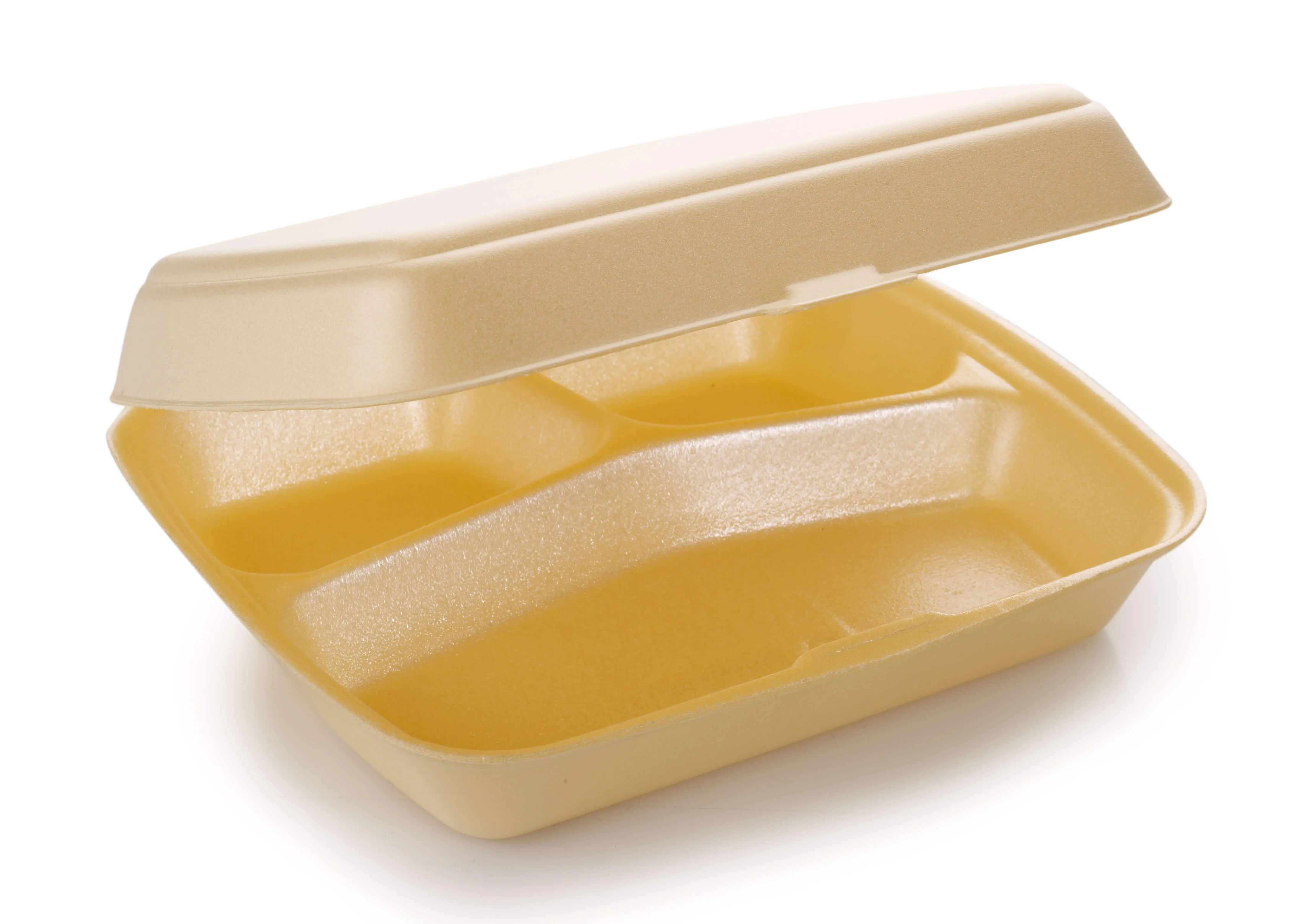 HP4/3 Champagne Foam Meal Boxes